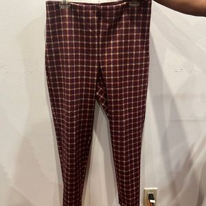 Women’s Red Plaid Pants